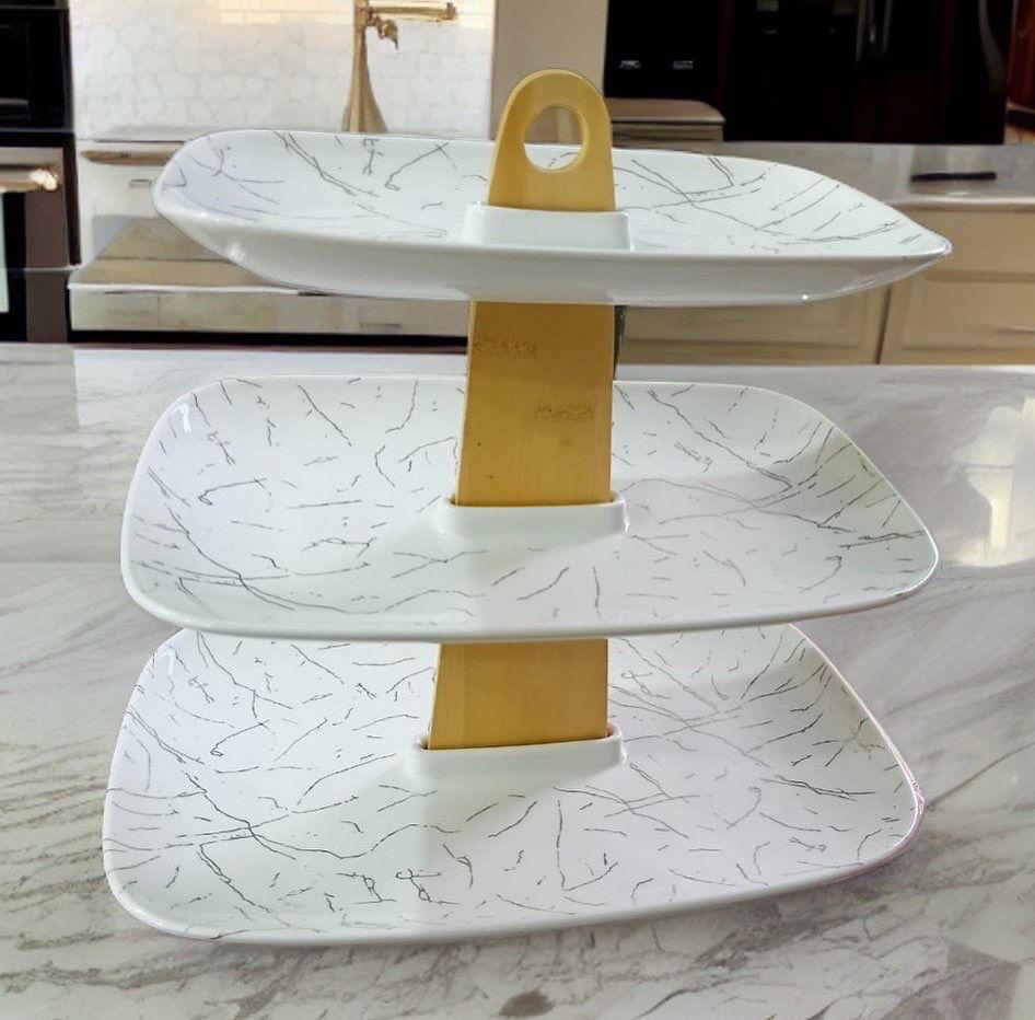 Three Layer Dry Fruit Plate