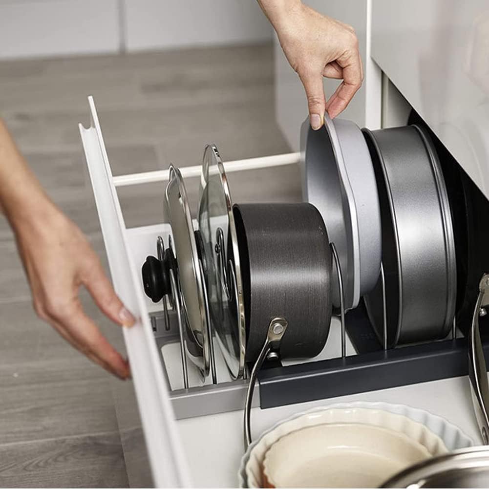 Pan Pot Lid Rack Organizer