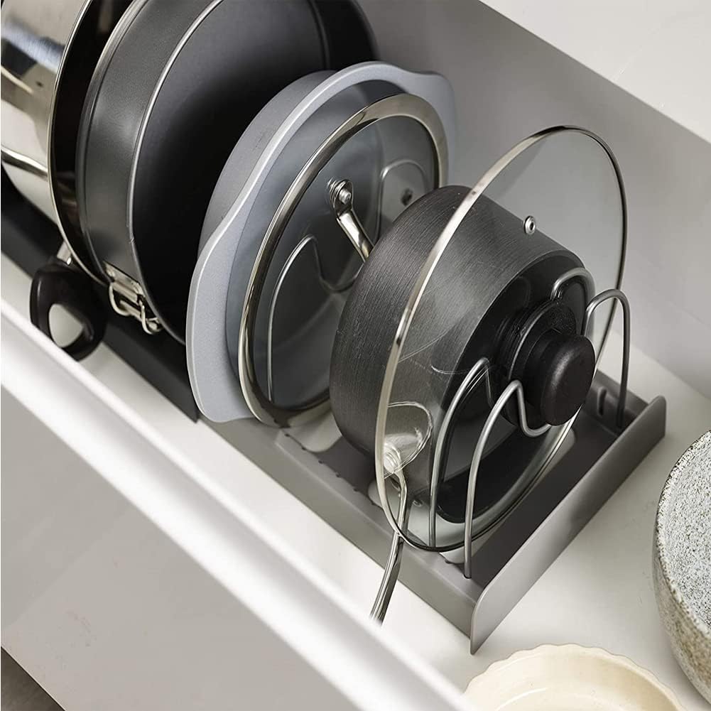 Pan Pot Lid Rack Organizer