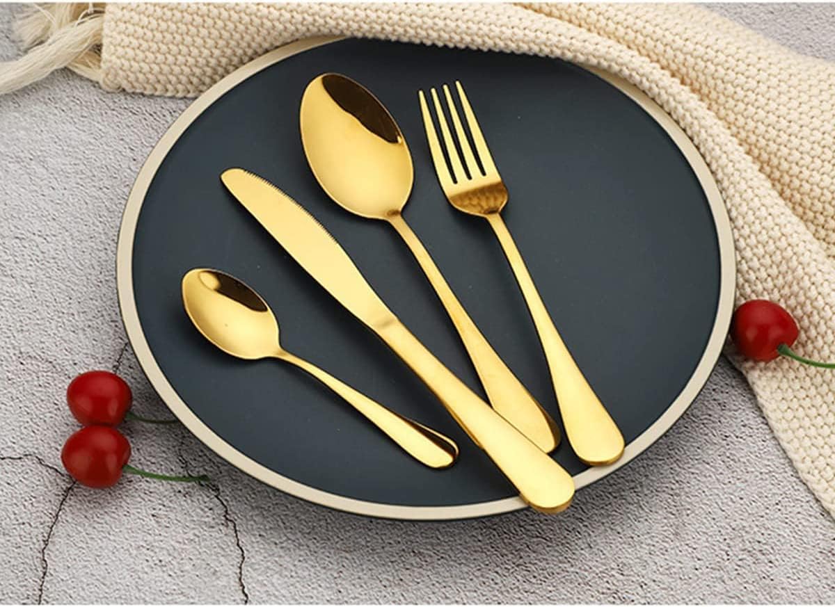 24 pcs Golden Cutlery + Good Morning Mug FREE