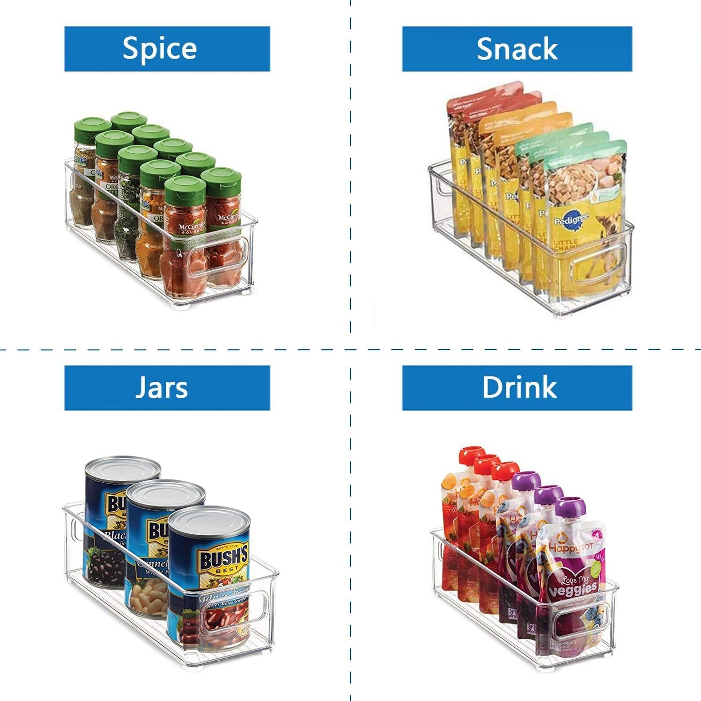 Polegas Fridge Organizer Set